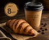 Croissant and Coffee till 11AM